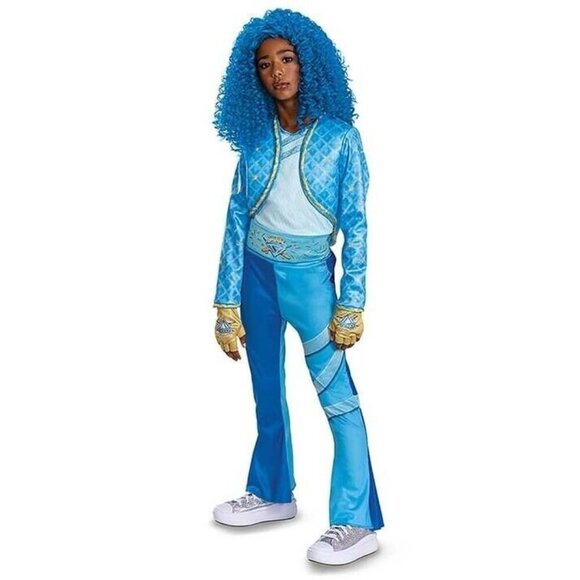 NWT Chloe Descendants 3 Halloween Costume Disney Large 10-12 Jacket Pants Gloves - Picture 1 of 7
